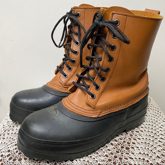 J Crew Duck Boots Lace Up Hi Top - Picture 2 of 16